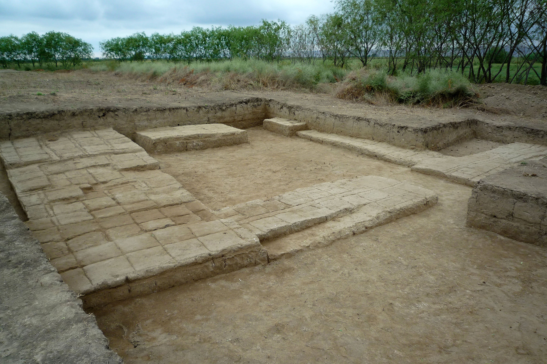 Photo der Ausgrabungsstätte