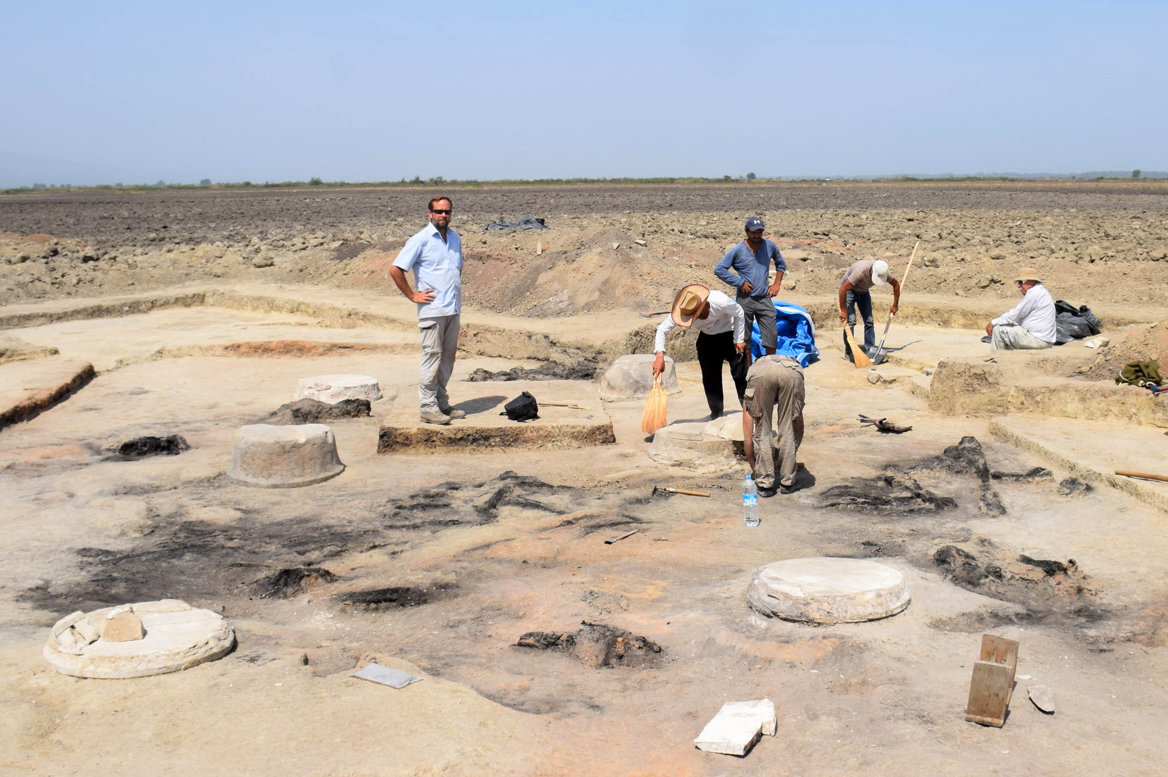 Bild der Grabungsstelle