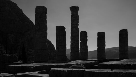 Apollontempel von Delphi.